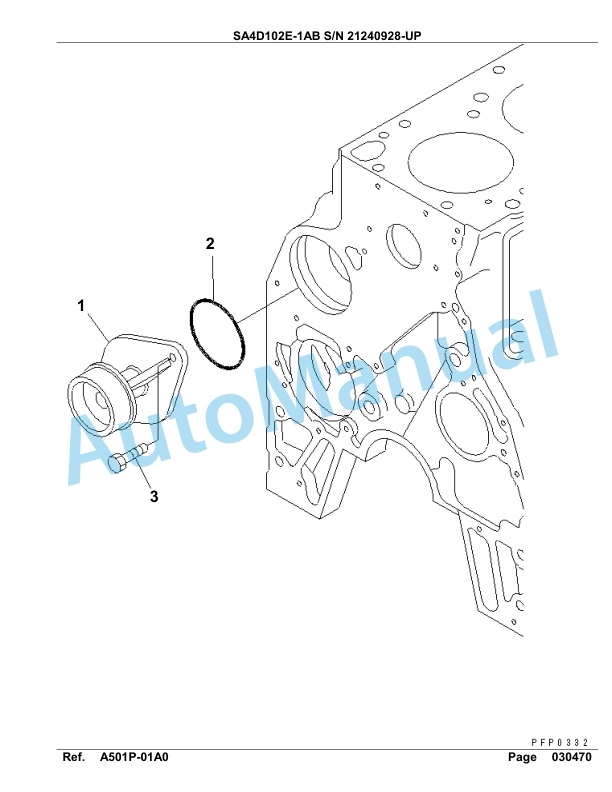 Komatsu SA4D102E-1AB Engine Parts Manual 5 Komatsu SA4D102E-1AB Engine Parts Manual-5