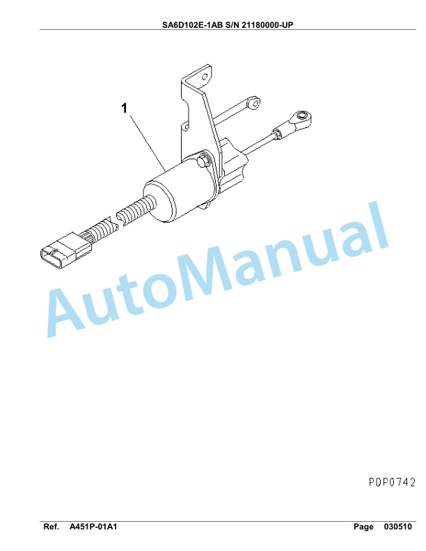 Komatsu SA6D102E-1AB Engine Parts Manual 5 Komatsu SA6D102E-1AB Engine Parts Manual-5