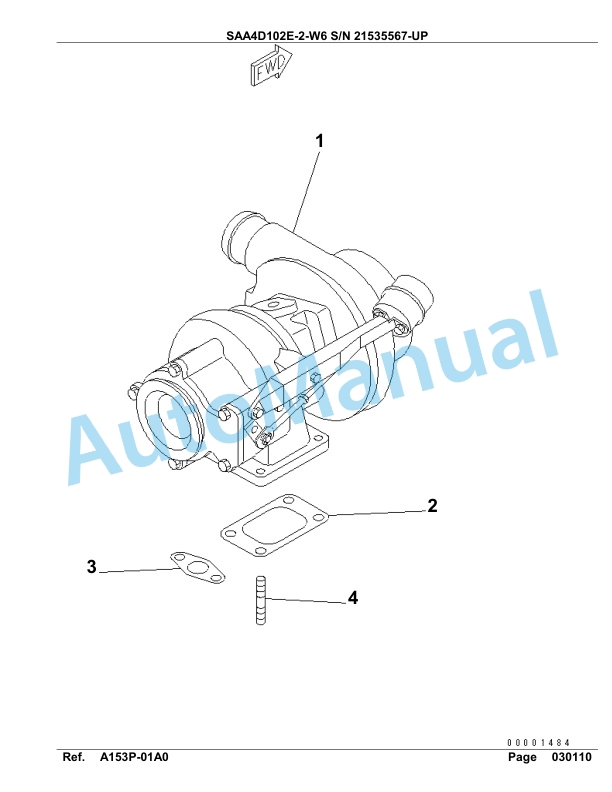 Komatsu SAA4D102E-2-W6 Engine Parts Manual 2 Komatsu SAA4D102E-2-W6 Engine Parts Manual-2