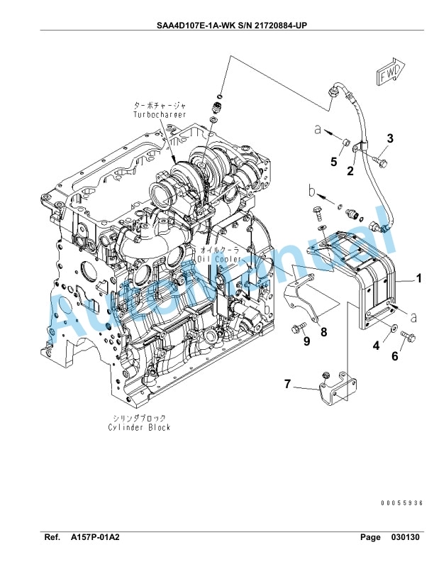 Komatsu SAA4D107E-1A-WK Engine Parts Manual 2 Komatsu SAA4D107E-1A-WK Engine Parts Manual-2