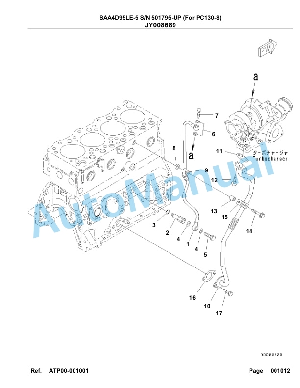 Komatsu SAA4D95LE-5 Engine Parts Manual 2 Komatsu SAA4D95LE-5 Engine Parts Manual-2
