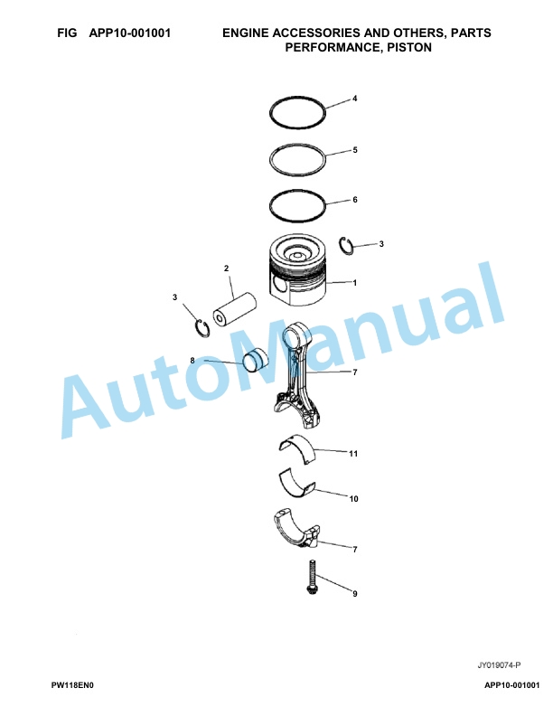 Komatsu SAA4D95LE-7A Engine Parts Manual 4 Komatsu SAA4D95LE-7A Engine Parts Manual-4