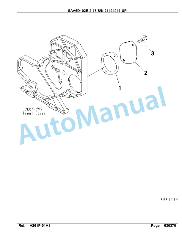 Komatsu SAA6D102E-2-18 Engine Parts Manual 4 Komatsu SAA6D102E-2-18 Engine Parts Manual-4