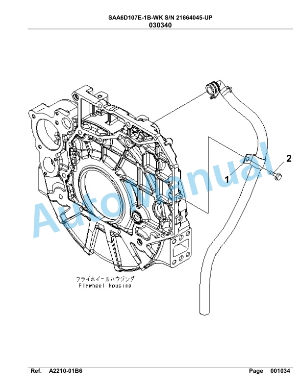 Komatsu SAA6D107E-1B-WK Engine Parts Manual 3 Komatsu SAA6D107E-1B-WK Engine Parts Manual-3