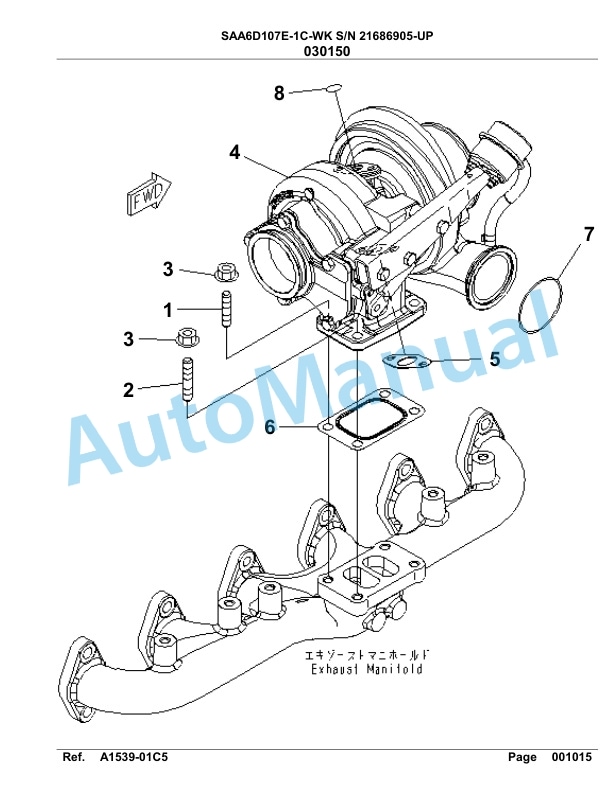 Komatsu SAA6D107E-1C-WK Engine Parts Manual 2 Komatsu SAA6D107E-1C-WK Engine Parts Manual-2
