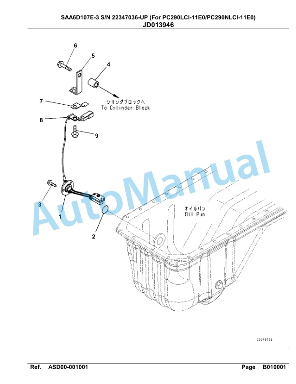 Komatsu SAA6D107E-3 Parts Manual 22347036-UP 3 Komatsu SAA6D107E-3 Parts Manual 22347036-UP-3
