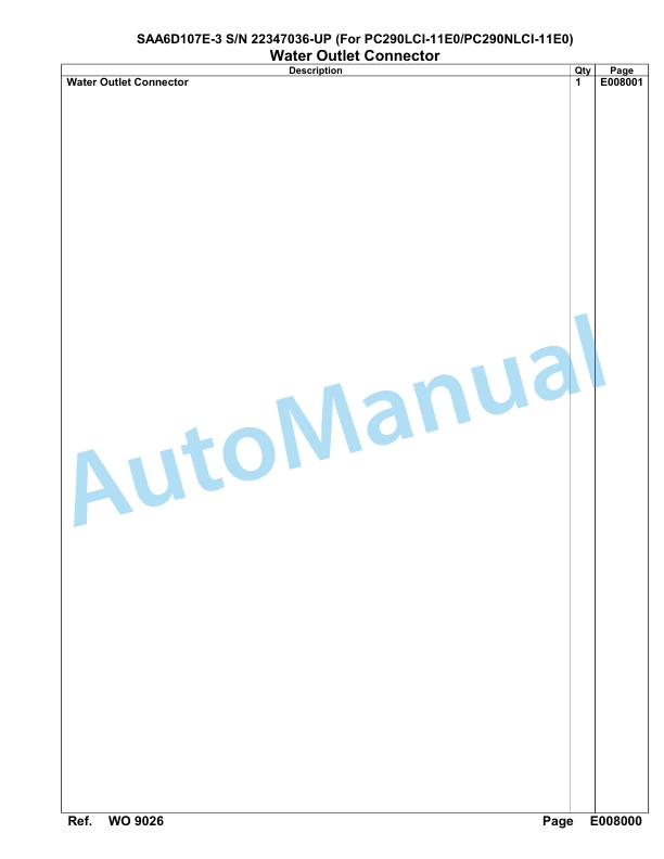 Komatsu SAA6D107E-3 Parts Manual 22347036-UP 5 Komatsu SAA6D107E-3 Parts Manual 22347036-UP-5