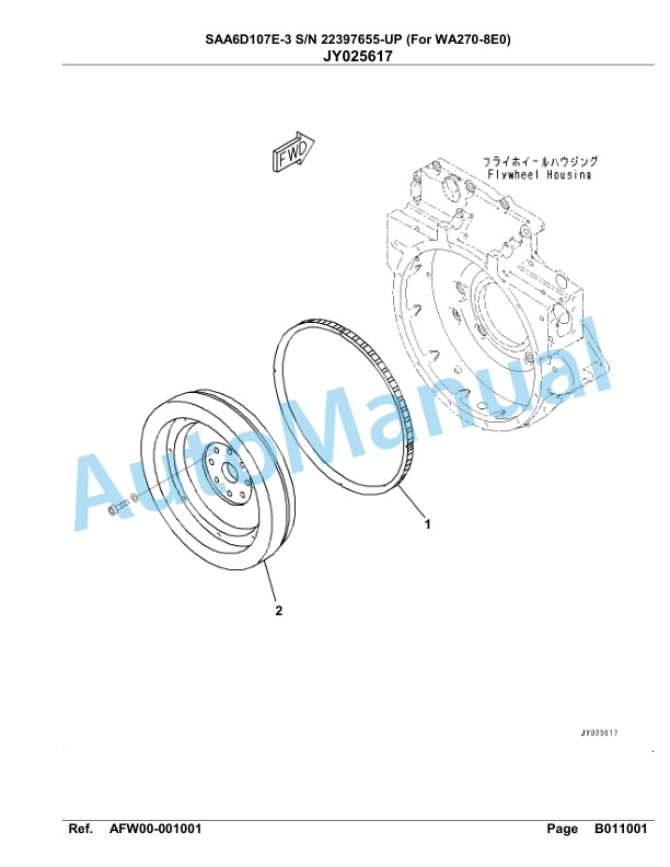 Komatsu SAA6D107E-3 Parts Manual 22397655-UP 3 Komatsu SAA6D107E-3 Parts Manual 22397655-UP-3
