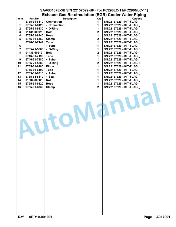 Komatsu SAA6D107E-3B Parts Manual 22157529-UP 2 Komatsu SAA6D107E-3B Parts Manual 22157529-UP-2
