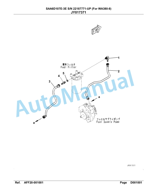 Komatsu SAA6D107E-3E Parts Manual 22187771-UP 4 Komatsu SAA6D107E-3E Parts Manual 22187771-UP-4