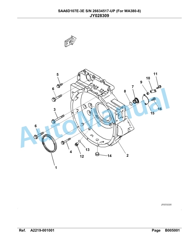 Komatsu SAA6D107E-3E Parts Manual 26634517-UP 3 Komatsu SAA6D107E-3E Parts Manual 26634517-UP-3