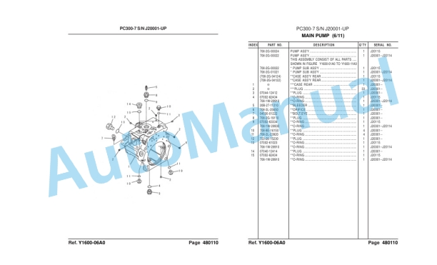 Komatsu SAA6D114E-2 Parts Manual A1009-01A0 5 Komatsu SAA6D114E-2 Parts Manual A1009-01A0 - Image 5
