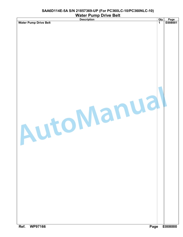 Komatsu SAA6D114E-5A Parts Manual 21857369-UP 5 Komatsu SAA6D114E-5A Parts Manual 21857369-UP-5