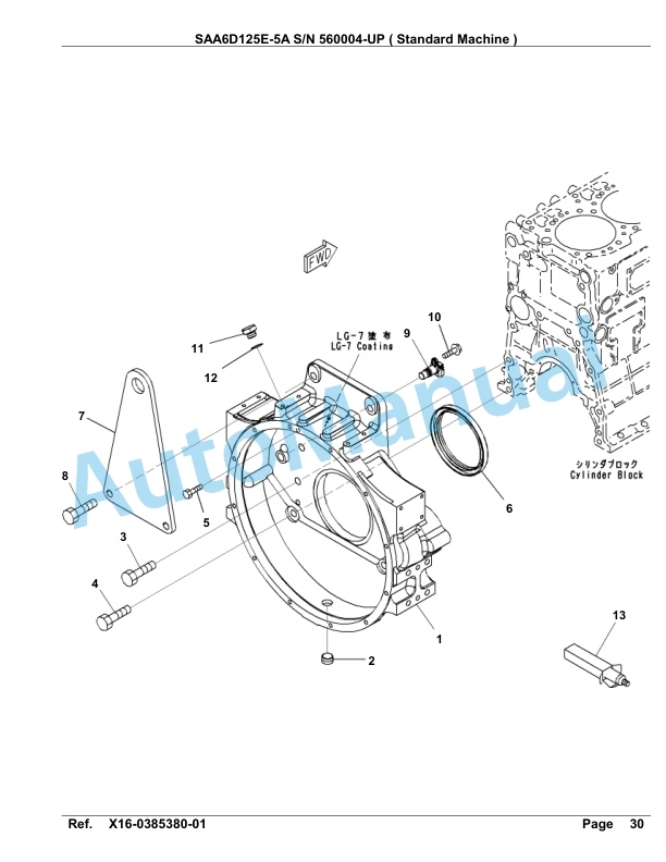 Komatsu SAA6D125E-5A Parts Manual 560004-UP 3 Komatsu SAA6D125E-5A Parts Manual 560004-UP-3