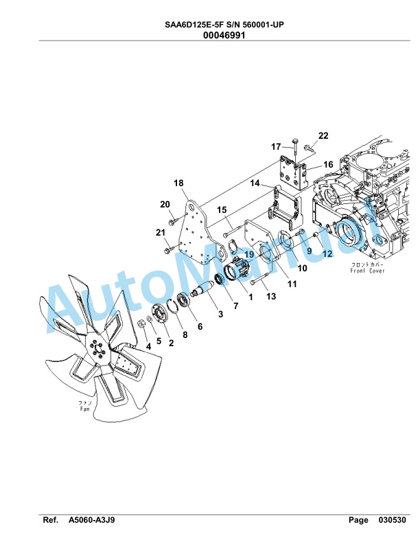 Komatsu SAA6D125E-5F Parts Manual 560001-UP 5 Komatsu SAA6D125E-5F Parts Manual 560001-UP-5