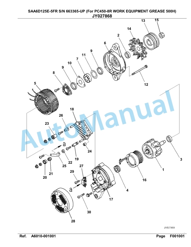 Komatsu SAA6D125E-5FR Parts Manual 663365-UP 5 Komatsu SAA6D125E-5FR Parts Manual 663365-UP-5