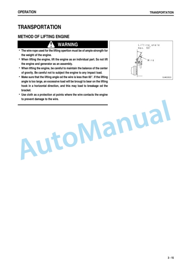Komatsu SAA6D170E-3 Diesel Engine Operation and Maintenance Manual SEAM062700P 3 Komatsu SAA6D170E-3 Diesel Engine Operation and Maintenance Manual SEAM062700P - Image 3