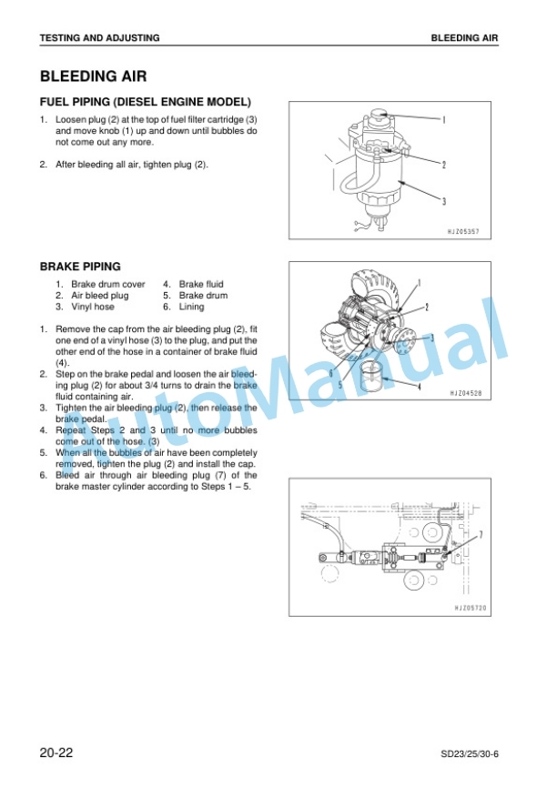 Komatsu SD23-6, SD25-6, SD30-6 Shovel Loader Shop Manual BSB06E1-01 2 Komatsu SD23-6, SD25-6, SD30-6 Shovel Loader Shop Manual BSB06E1-01-2