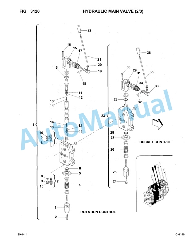 Komatsu SK04-1 Skid Steer Loader Parts Manual 3220007-UP 5 Komatsu SK04-1 Skid Steer Loader Parts Manual 3220007-UP-5