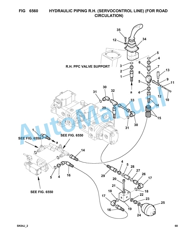 Komatsu SK04J-2 Skid Steer Loader Parts Manual SK04JF20001-UP 5 Komatsu SK04J-2 Skid Steer Loader Parts Manual SK04JF20001-UP-5