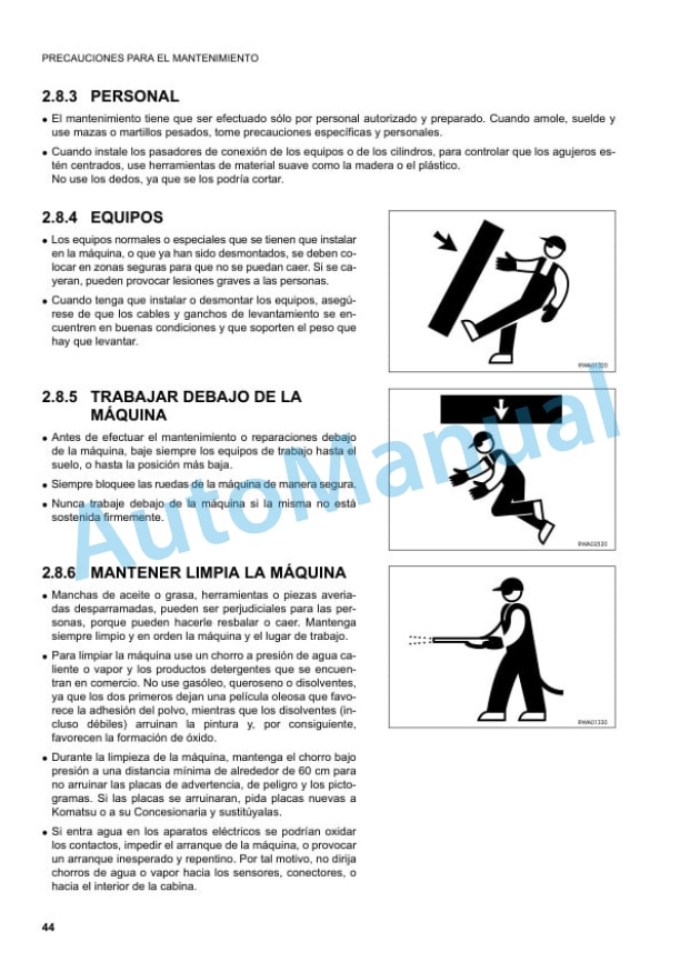 Alternative view of Komatsu SK1020-5 Mini Loader Operation and Maintenance Manual WSAM004602