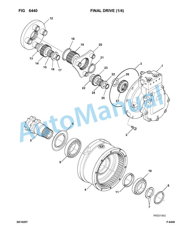 Komatsu SK1020-5 Turbo Skid Loader Parts Manual 37CTF00003-Up 5 Komatsu SK1020-5 Turbo Skid Loader Parts Manual 37CTF00003-Up-5