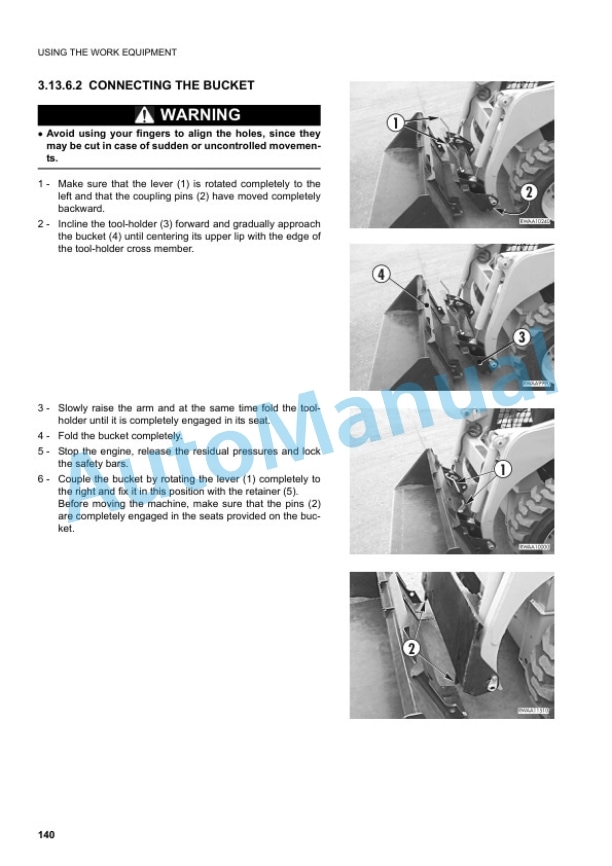 Komatsu SK1020-5 Turbo Skid Steer Loader Operation and Maintenance Manual WEAM005205 4 Komatsu SK1020-5 Turbo Skid Steer Loader Operation and Maintenance Manual WEAM005205 - Image 4