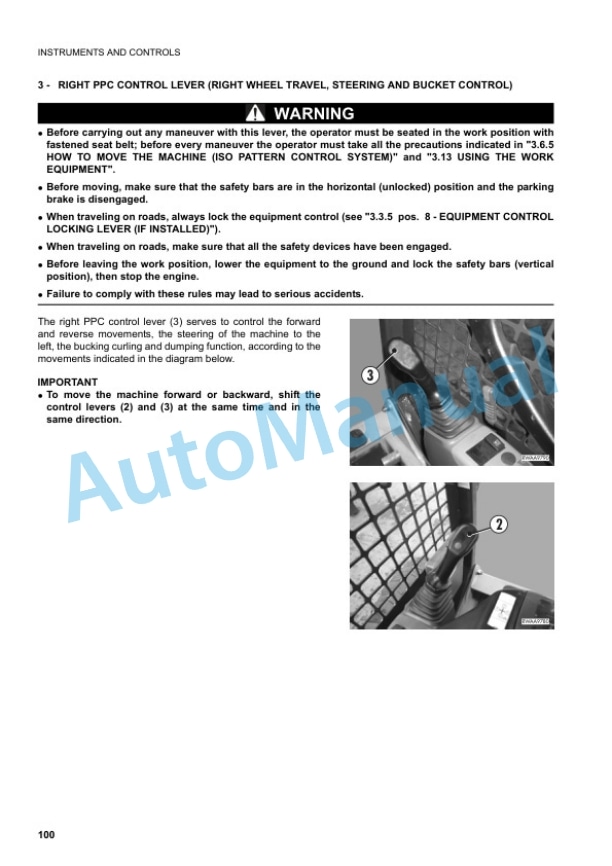 Komatsu SK1020-5 Turbo Skid Steer Loader Operation and Maintenance Manual WEAM005502 3 Komatsu SK1020-5 Turbo Skid Steer Loader Operation and Maintenance Manual WEAM005502 - Image 3