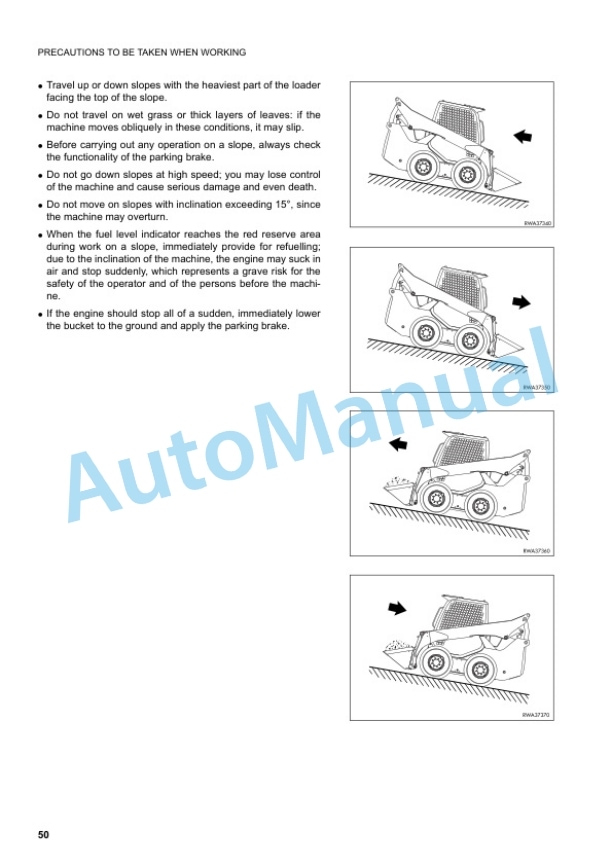 Alternative view of Komatsu SK1026-5 Turbo Skid Steer Loader Operation and Maintenance Manual WEAM006800