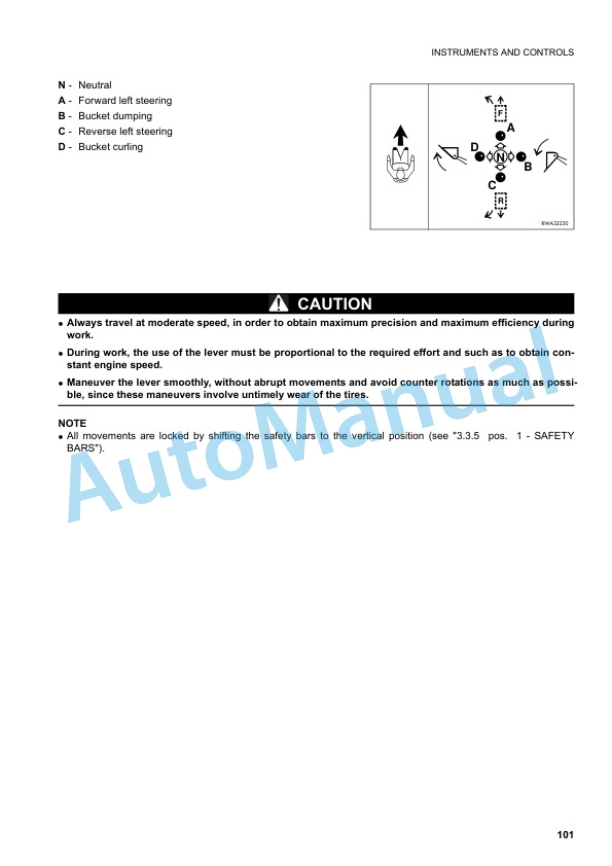 Komatsu SK1026-5 Turbo Skid Steer Loader Operation and Maintenance Manual WEAM006800 3 Komatsu SK1026-5 Turbo Skid Steer Loader Operation and Maintenance Manual WEAM006800 - Image 3