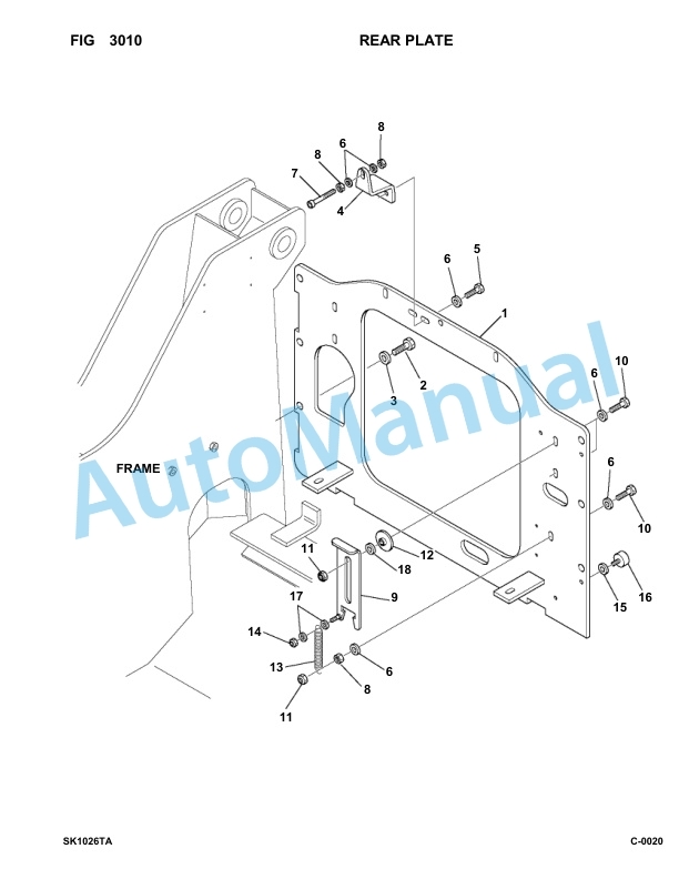 Komatsu SK1026-5 Turbo USA Skid Loader Parts Manual 37CTF50001-Up 2 Komatsu SK1026-5 Turbo USA Skid Loader Parts Manual 37CTF50001-Up-2