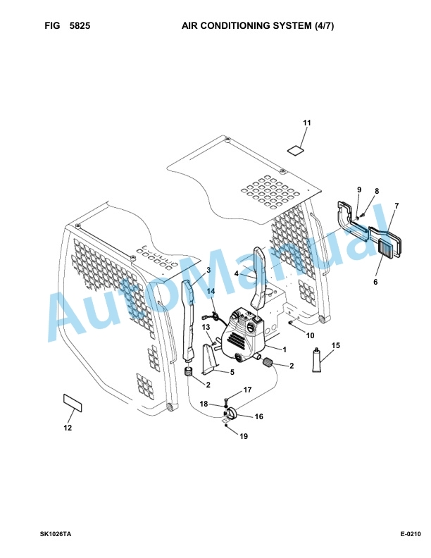 Komatsu SK1026-5 Turbo USA Skid Loader Parts Manual 37CTF50001-Up 3 Komatsu SK1026-5 Turbo USA Skid Loader Parts Manual 37CTF50001-Up-3