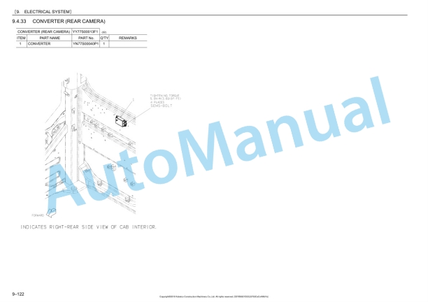 Komatsu SK230SRLC-5 Hydraulic Excavator Shop Manual S5YB0021E03 2 Komatsu SK230SRLC-5 Hydraulic Excavator Shop Manual S5YB0021E03-2
