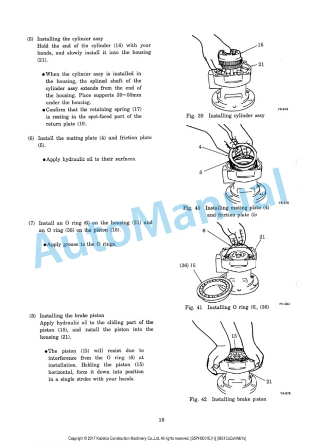 Komatsu SK40SR, SK45SR Hydraulic Excavator Shop Manual S5PH0001E-01 3 Komatsu SK40SR, SK45SR Hydraulic Excavator Shop Manual S5PH0001E-01-3