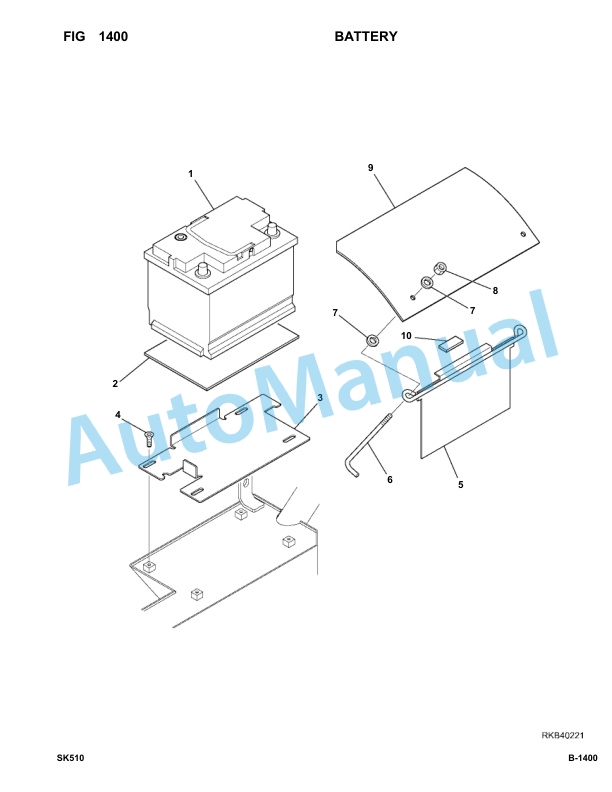 Komatsu SK510-5 Skid Loader Parts Manual 37DF00001-up 2 Komatsu SK510-5 Skid Loader Parts Manual 37DF00001-up-2
