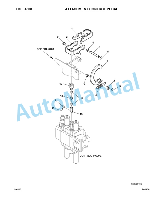 Komatsu SK510-5 Skid Loader Parts Manual 37DF00001-up 3 Komatsu SK510-5 Skid Loader Parts Manual 37DF00001-up-3