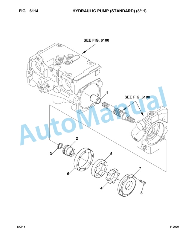 Komatsu SK714-5 Skid Loader Parts Manual 37AF00004-UP 3 Komatsu SK714-5 Skid Loader Parts Manual 37AF00004-UP-3