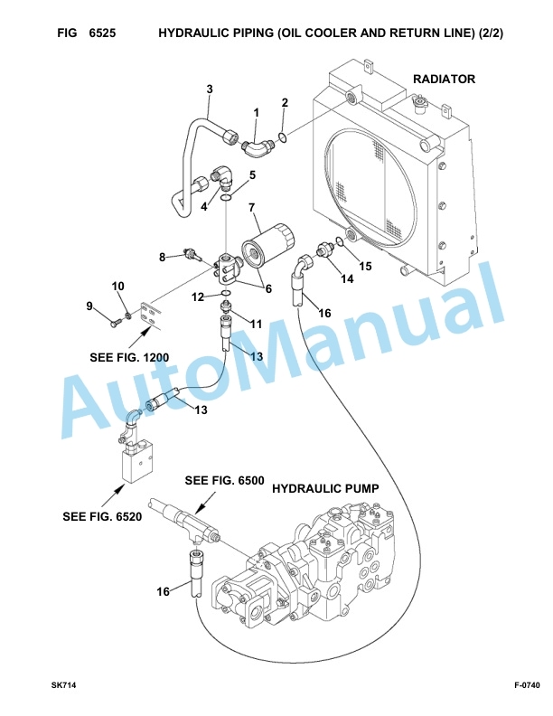 Komatsu SK714-5 Skid Loader Parts Manual 37AF00004-UP 5 Komatsu SK714-5 Skid Loader Parts Manual 37AF00004-UP-5