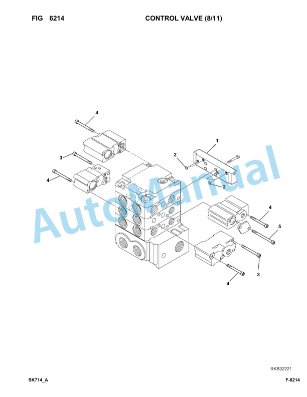 Komatsu SK714-5 Skid Loader Parts Manual 37AF01876-UP 4 Komatsu SK714-5 Skid Loader Parts Manual 37AF01876-UP-4