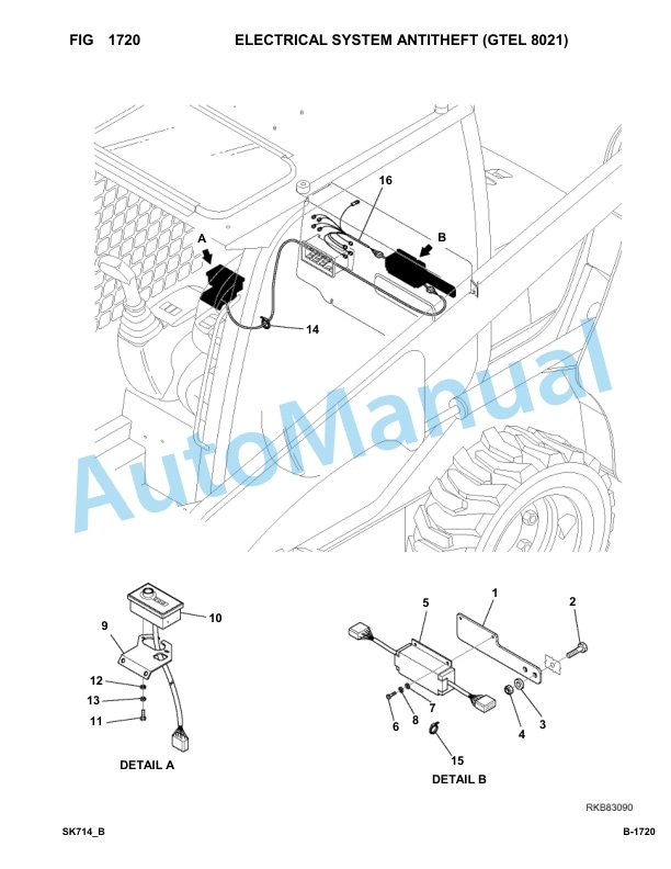 Komatsu SK714-5 Skid Loader Parts Manual F04859-up 2 Komatsu SK714-5 Skid Loader Parts Manual F04859-up-2