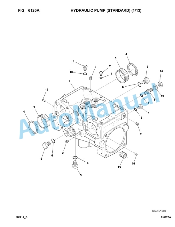 Komatsu SK714-5 Skid Loader Parts Manual F04859-up 3 Komatsu SK714-5 Skid Loader Parts Manual F04859-up-3