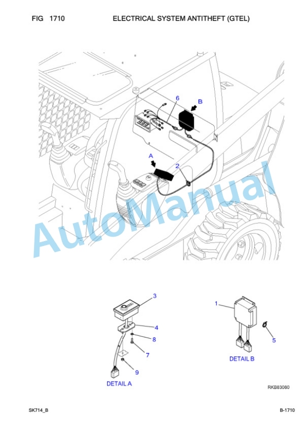 Komatsu SK714-5 Skid Steer Loader Parts Manual F04895 2 Komatsu SK714-5 Skid Steer Loader Parts Manual F04895-2