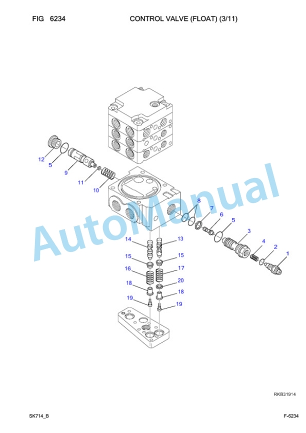 Komatsu SK714-5 Skid Steer Loader Parts Manual F04895 4 Komatsu SK714-5 Skid Steer Loader Parts Manual F04895-4