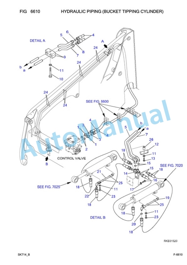 Komatsu SK714-5 Skid Steer Loader Parts Manual F04895 5 Komatsu SK714-5 Skid Steer Loader Parts Manual F04895-5