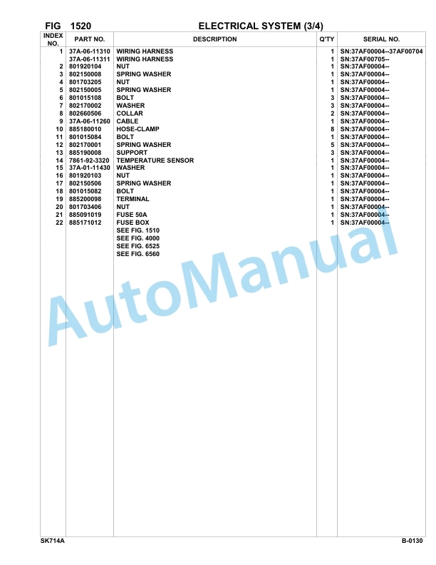 Komatsu SK714-5 USA Skid Loader Parts Manual 37AF00004-Up 2 Komatsu SK714-5 USA Skid Loader Parts Manual 37AF00004-Up-2