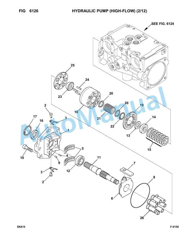 Komatsu SK815-5 Skid Loader Parts Manual 37BF00006-UP 3 Komatsu SK815-5 Skid Loader Parts Manual 37BF00006-UP-3