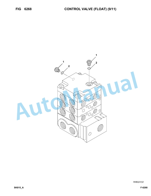 Komatsu SK815-5 Skid Loader Parts Manual 37BF00902-UP 4 Komatsu SK815-5 Skid Loader Parts Manual 37BF00902-UP-4
