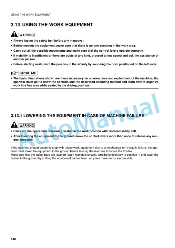 Komatsu SK815-5 Skid Steer Loader Operation and Maintenance Manual WEAM003602 4 Komatsu SK815-5 Skid Steer Loader Operation and Maintenance Manual WEAM003602 - Image 4
