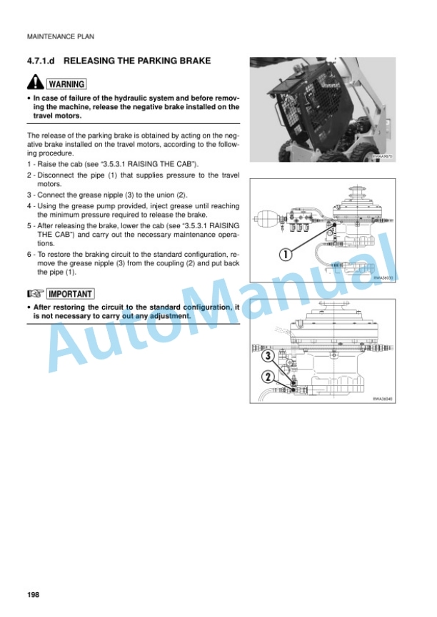 Komatsu SK815-5 Skid Steer Loader Operation and Maintenance Manual WEAM003602 5 Komatsu SK815-5 Skid Steer Loader Operation and Maintenance Manual WEAM003602 - Image 5