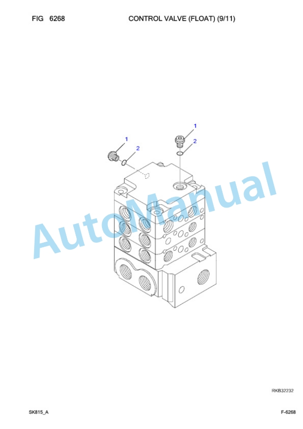 Komatsu SK815-5 Skid Steer Loader Parts Manual 37BF00902 4 Komatsu SK815-5 Skid Steer Loader Parts Manual 37BF00902-4